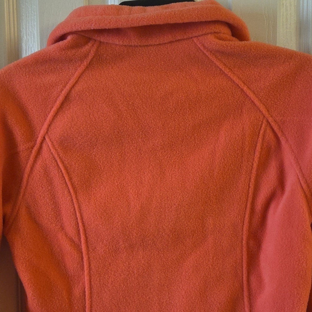 Columbia Vibrant Orange Full Zip Fleece Jacket - Picture 9 of 16